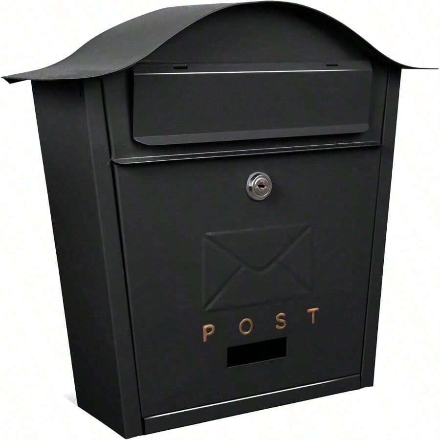 Wall-Mount Mailboxes - Black - View 1