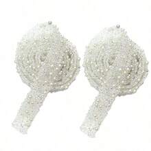 1 Roll Multi-Purpose Shiny Rhinestone Adhesive Ribbon, Easy To Cut And Stick Sequin Ribbon, Suitable For Christmas, Valentine's Day, Birthday, Gift Wrapping And Crafts, Multiple Colors Available - Multicolor - View 13