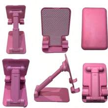 1pc Foldable Adjustable Height Portable Phone Stand, Essential For Women Travel, Kitchen, Office Use... Suitable For All Phones. Wall Shelf. Room Essentials. Wall-Mounted Storage Rack. Office Desk Accessory. Phone Grip. Office Decor. Shelf. Stand - Multicolor - View 19
