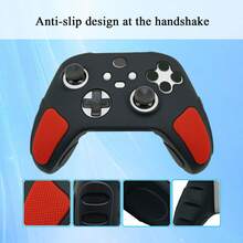 Compatible With XBOX Series S/X Controller Skin, 1pc Dual-Color Thickened Protective Case + 2pcs Joystick Caps Set, Anti-Slip, Anti-Sweat, Anti-Dust, Anti-Scratch, Better Grip, Enhanced Gaming Experience, Valentine's Day Confession/Autumn Romantic Gift - View 4
