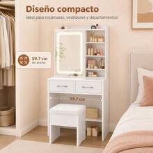 Vanities & Vanity Benches - White - View 6