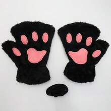 1pc/1set Halloween Cat Cosplay Prop Set, Cat Ear Headband, Cat Paw Gloves, Cat Tail Accessory, Suitable For Halloween Christmas Party Decoration - A - View 15
