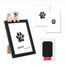1/2/3/4/5pcs Inkless Pet Paw Print Keepsake (Includes 2 Cards), (Usage: Use With Red Text Facing Down) Pet Memorial, Perfect For Commemorating Cat And Dog Growth, Preserving Precious Pet Memories, Valentine's Day Gift (Remove Hair Between Pet Paws For Best Results) - Multicolor - View 5