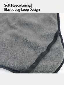 Winter Dog Jacket. Adjustable Reflective Pet Fleece-Lined Vest, Cold Weather Jacket With Adjustable Buckle And Drawstring Hole - Black - View 5