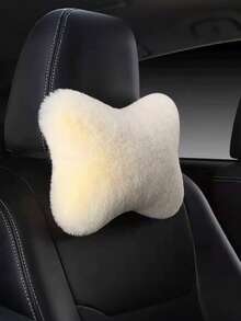 Car Neck Pillow, Universal Soft Plush Bone-Shaped Headrest, Comfortable Neck Support Pillow Designed For Drivers And Front Seat Passengers - Neck Pillow - View 3