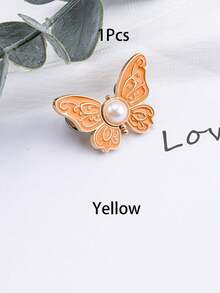1 Set Waist Tightener, Detachable Butterfly Clip Jeans Button, Suitable For Loose Jeans, Adjustable Waist Buckle Set, No Sewing And Tools Needed, Decorative Butterfly Waist Buckle, Jeans Button Pin - Multi-color - View 18