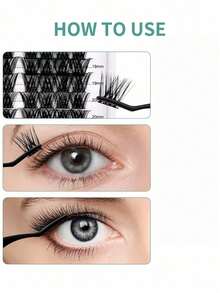 Eyelash Tool Set: Eyelash Curler, Eyelash Tweezers, Eyelash Comb, Eyeliner, Eyebrow Pencil, With Storage Box, Eyelash Extension Tool Set, 6 Pieces - Multicolor - View 2