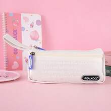 Large Capacity Double Layer Pencil Case, Creative Student Stationery Storage Bag, Multi-Functional Pencil Pouch, Klein Blue Pencil Bag, Suitable For Middle School, Elementary School, High School Students, Boys, Minimalist Style, High Aesthetic Value - Multiple Styles - View 15