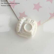 High Quality Acrylic UV Color Camera Vertical Hole Bead, DIY Christmas Holiday Bracelet, Mobile Phone Chain Pendant Accessories - Multicolor - View 7