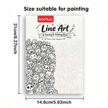 1pc Stress Relief Doodle Book, Featuring Exquisite Doodle Patterns, Providing Tracing And Coloring Stress Relief Drawing Book, Funny And Interesting Doodles, Relaxing Drawing And Coloring Book, Suitable For Artistic Creation And Creative Expression, Perfect Art Gift For Teenagers And Adults, Ideal For Art Lovers And Those Seeking Stress Relief From IMOKO Shop - A - View 3