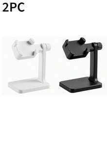 2pcs Adjustable Smart Watch Charging Stand, Universal Rotating Watch Charger Base, Smart Watch Desktop Storage Rack, Black & White 2 Colors Available - Multicolor - View 14