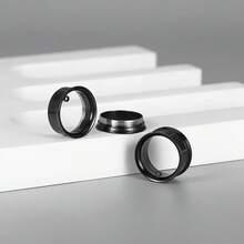 3 Pairs/6pcs DIY Dangle Ear Tunnels Stainless Steel Ear Plugs With Loop For Fixed Hanging Earrings Stretcher Piercing Jewelry - DIY Round - View 10