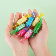 4PCS Creative Halloween Mini Colorful Candy Ballpoint Pens - Random Colors - Stationery Gift - Christmas Gift Prize - A - View 3