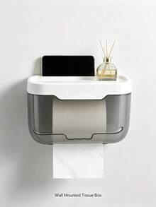 This Self-Adhesive Toilet Paper Holder Is Suitable For Wall Mounting And Can Be Used In The Kitchen And Bathroom. It Features A Reverse Self-Adhesive Design, Making It Perfect For Storing Paper Towels Needed For School/Dormitory. - Multicolor - View 7