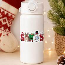 Custom Christmas Name Stickers, Personalized Holiday Letter Labels, Festive Santa Reindeer Snowman Style, Customized Gift Bag & Present Decor, Customizable Name Stickers, Christmas Gift Tags, Holiday Party Decor 2026, Christmas Gift Stickers - Style B - View 5