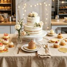75/150pcs Round Mini Gold Mousse Cake Paper Trays, Oil-Proof Disposable Cake Bases, Durable Dessert Trays With Easy-Grip Handles, Suitable For Wedding And Birthday Baking Parties - Gold - View 10