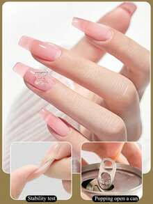 50/25/15/8/2pcs Glass Paper Double-Sided Nail Stickers, Dedicated Nail Glue Stickers, Waterproof Nail Stickers, Super Strong Adhesion, Easy To Operate, Easy To Use - Multicolor - View 3