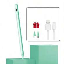 1pc Capacitive Touch Stylus Pen/Game Pen Compatible With Apple , Alloy Material, Magnetic Gradient Color Design, Compatible With 2018-2025 Models - Multicolor - View 12