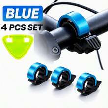1/2pcs 2.2cm Handlebar Diameter Extra Loud Invisible Bicycle Bell - Vibrant, Durable Aluminum Alloy, Modern Design, Suitable For Mountain Bikes And Road Bikes - Essential Cycling Safety Accessory, Bicycle Accessory - Multicolor - View 5