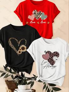 Women T-Shirts - White (Patterned) 1-pack - View 1