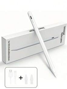 1pc Pencil Compatible With Apple 2018-2024 Publish,120 MAh Li-Ion Battery Faster Charge,PalmRejection,Tilt Sensitivity Compatible With Apple Pen, Stylus Pen Compatible With Ipad 10th /9/8/7/6th, Pro11/12.9/13/Inch M4, IPadAir 3/4/5/M2, Mini 5/6[No Magnetic Charging Function] - Multicolor - View 3