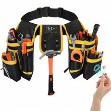 1pc Tool Belt, Oxford Cloth Tool Waist Bag, Multifunctional Electrician Tool Pouch, Detachable Tool Bag, Ideal For Carpenters, Electricians, Woodworkers & Construction Workers, Gift For Dad - Belt - View 4
