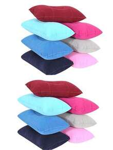 1pc Inflatable Travel Pillow, Portable Outdoor Ultralight Camping Pillow With Neck And Waist Support, Washable, Suitable For Airplane, Office Nap, Hiking, Multi-Functional Travel Pillow For Various Occasions - Multiple Styles - View 11
