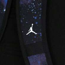 Nike Jordan Logo Print Casual Versatile Fabric Backpack Unisex Black - Black - View 6