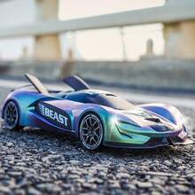 Xe drift RC 4WD tốc độ cao, drift đa hướng, đèn pha LED, kèm lốp dự phòng và chướng ngại vật, sơn kim loại gradient đổi màu, thân ABS chống va đập, đua mọi địa hình trong nhà và ngoài trời, cho trẻ 14+, quà tặng hoàn hảo - Nhiều màu - Xem 8