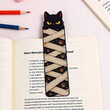 Fun Halloween‑Themed Cat‑Shaped Acrylic Bookmarks, Creative And Cute Vampire, Mummy And Ghost Cat Page Markers, Reading Decorative Accessories, Perfect Halloween Gifts For Cat Lovers And Book Lovers - One Size Fits All - View 15