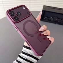 Luxury Candy 無線充電手機殼，相容 iPhone 18 Pro Max 17 16 15 14 13 12 11 Mini 15 Plus 16 Pro 17 E，磁吸保護殼 - 櫻桃紅 - 查看 6