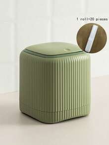 1pc Desktop Trash Can, Push-Down Mini Trash Can, Suitable For Kitchen, Bathroom, Bedroom, Office Desk, Home Decor, Room Decor, Household Storage And Cleaning Supplies - Multicolor - View 16