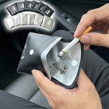 Car Ashtray Bag, Portable Ashtray Pouch, Pocket Ashtray, Outdoor Travel Leak-Proof Ash Storage Bag - Upgraded Version - View 4