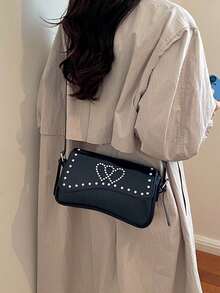 New Versatile Shoulder Bag - Black - View 5