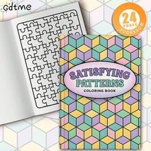 SATISFYING PATTERNS Coloring Book For Adults & Kids, Bold & Easy, Minimalist Large Designs To Help You Relax, Includes Cute Comfortable Patterns (Bold & Easy To Color), Mother's Day Gift, Back To School Supplies - A4 Size - View 12