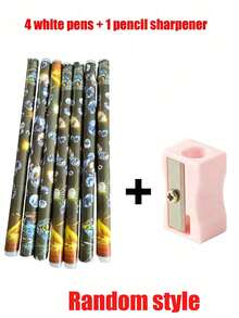 Rhinestone Wax Pencil (With Sharpener) Quick-Dry Wax Pencil For Picking And Pasting Rhinestones, Gems, Studs And Other Nail Art Decorations - A - View 10