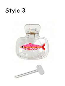 Colorful Sardine Theme Portable Toothbrush Case, Printed With Cute Sardine Pattern, Transparent Travel Toothbrush Storage Box, Toothbrush Head Protective Clip/Cover, Convenient To Carry, Dust-Proof Design, Ideal Gift For Partners, Friends, Family, Teachers, Travel Enthusiasts, Essential For Home, Dorm, Vacation. Suitable As Birthday Gift, Back To School Gift, Wedding Accessory, Teacher's Day Gift And Spring/Summer Essential - A - View 12