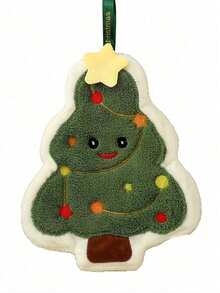 1pc/4pcs-Christmas Theme Hand Towel Christmas Tree Gingerbread Man Bell Santa Claus Decorative Towel Super Absorbent Soft No Shedding Multi-Purpose - Multicolor - View 11