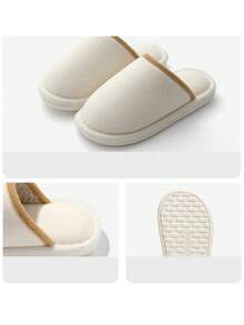 Women's Home Slippers All Season Outdoor Wear 2026 New Minimalist - White - View 3