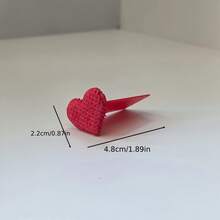 1pc Creative Knitted Heart Bookmark, 3D Textured Page Clip, Fashionable Reading Marker Designed For Book Lovers, Unique Book Accessory, Bookmark, Page Marker, Page Clip, Reading Indicator - One Size Fits All - View 9