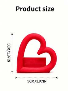 2pcs Heart-Shaped Desktop Photo Clips, Compact Instant Photo Card Display Holders, Add Romantic Atmosphere To Home And Desk, Perfect For Preserving Precious Moments, Ideal For Storing Travel Souvenir Photos And Postcards - Multicolor - View 5
