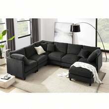 Sofas & Couches - Black - View 1