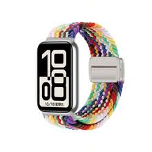 Compatible With Honor Band 11 /11 Pro Adjustable Magnetic Embedded Nylon Woven Replacement Watchband Soft Breathable Strap - one-size - View 8