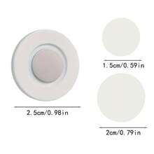 Tempat Penyimpanan Remote Kontrol Magnetik - Rak Penyimpanan Magnetik Multifungsi, Pengatur Remote Kontrol, Dudukan Dinding Mengambang, Pemasangan Tanpa Pengeboran, Dudukan Dinding Silikon, Cocok untuk Remote Kontrol, Kabinet TV, dan Peralatan, Desain Sederhana - MultiWarna - View 2