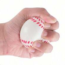 22pcs Mini Foam Sports Balls - 6cm White Baseball, Suitable For Party Games, Relaxation, Sports Themed Decor - Multicolor - View 7