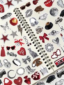 50PCS, The Silver Millennium Mobile Phone Stickers, PVC Material, Scrapbook Supplies, Creative And Aesthetic Design Sticker, Suitable For Mobile Phone Cases, Tablets, Laptops, Suitcases, Cars, Notebooks, Helmet, Guitar, Skateboard, Storage Box, Computer, - Multicolor - View 1
