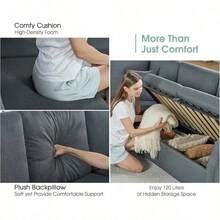 Sofas & Couches - Grey - View 3