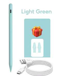 1pc Pencil Compatible With Apple 2018-2024 Publish,120 MAh Li-Ion Battery Faster Charge,PalmRejection,Tilt Sensitivity Compatible With Apple Pen, Stylus Pen Compatible With Ipad 10th /9/8/7/6th, Pro11/12.9/13/Inch M4, IPadAir 3/4/5/M2, Mini 5/6[No Magnetic Charging Function] - Multicolor - View 14