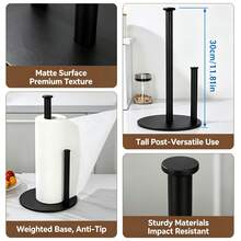 2026 Kitchen Paper Towel Holder With Reinforced Base - Space-Saving Countertop Storage Unit - Modern Design Style, Suitable For Paper Towels And Toilet Paper - Durable Kitchen Utensil Storage Solution - Kitchen Paper Towel Holder - A - View 2