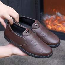 Mocasines de hombre, zapatos de negocios casuales de hombre modernos, cómodos y antideslizantes, zapatos casuales de negocios de hombre. - Marrón - Ver 3